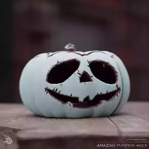 Amazing Pumpkin 013 3D print model