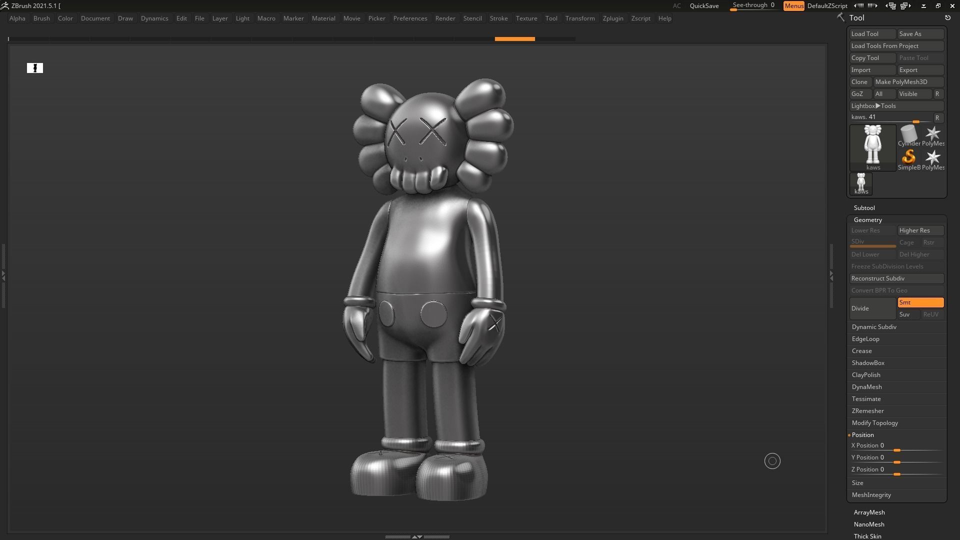 Kaws 3dprint model 3D print model_7