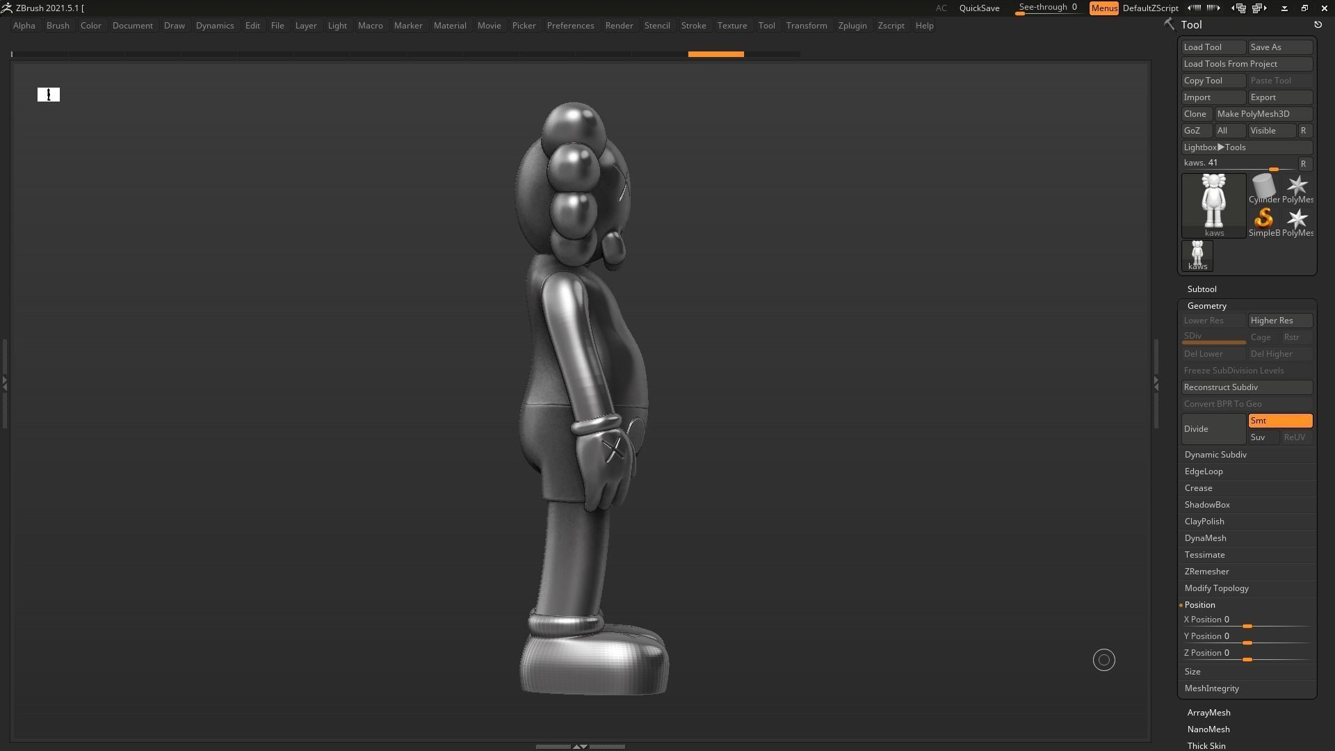 Kaws 3dprint model 3D print model_9