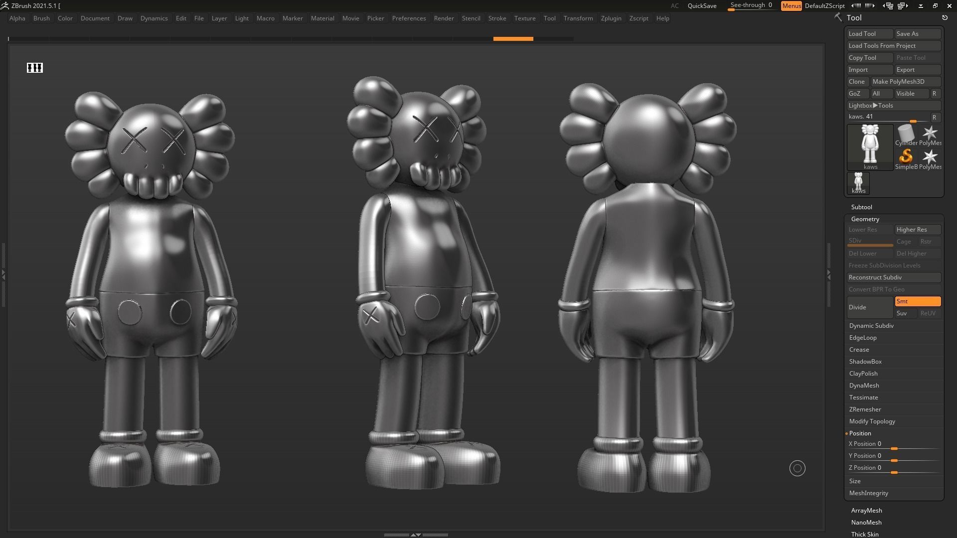 Kaws 3dprint model 3D print model_2