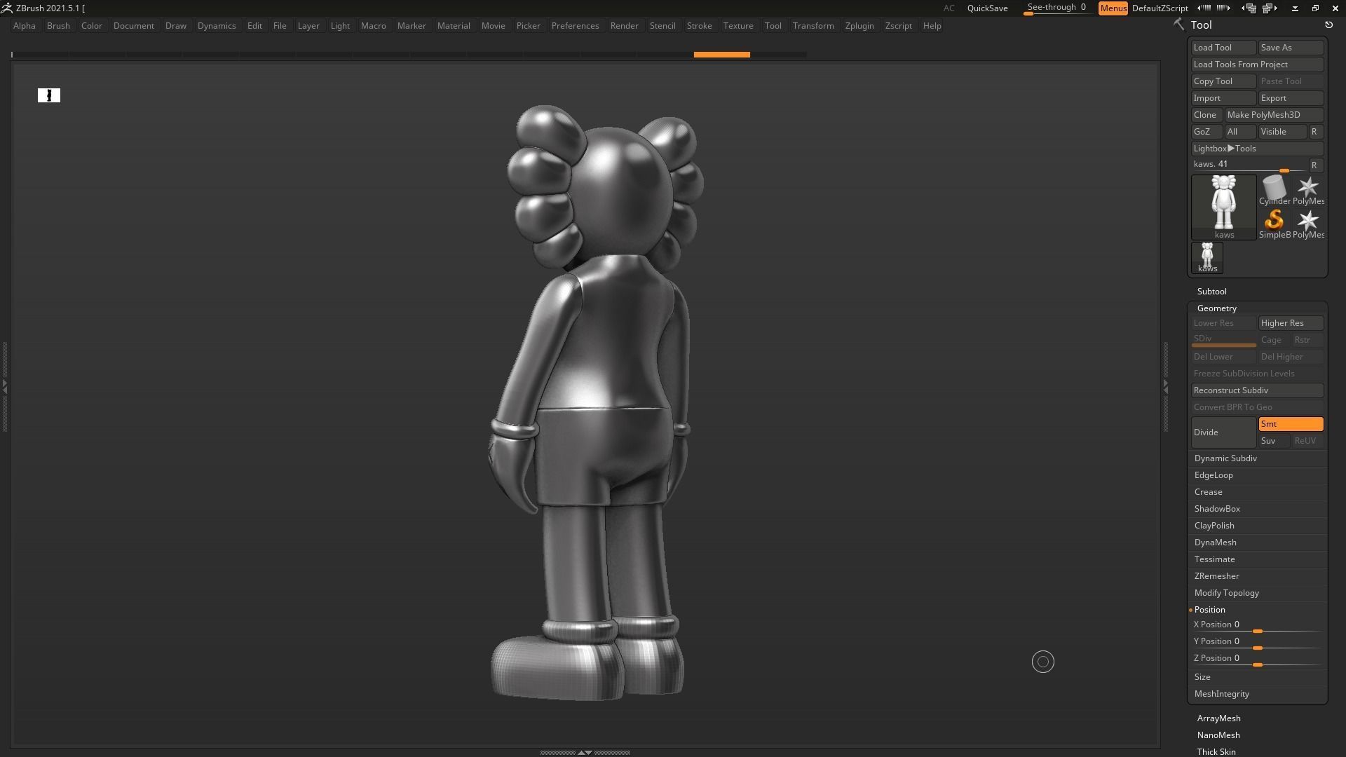 Kaws 3dprint model 3D print model_8