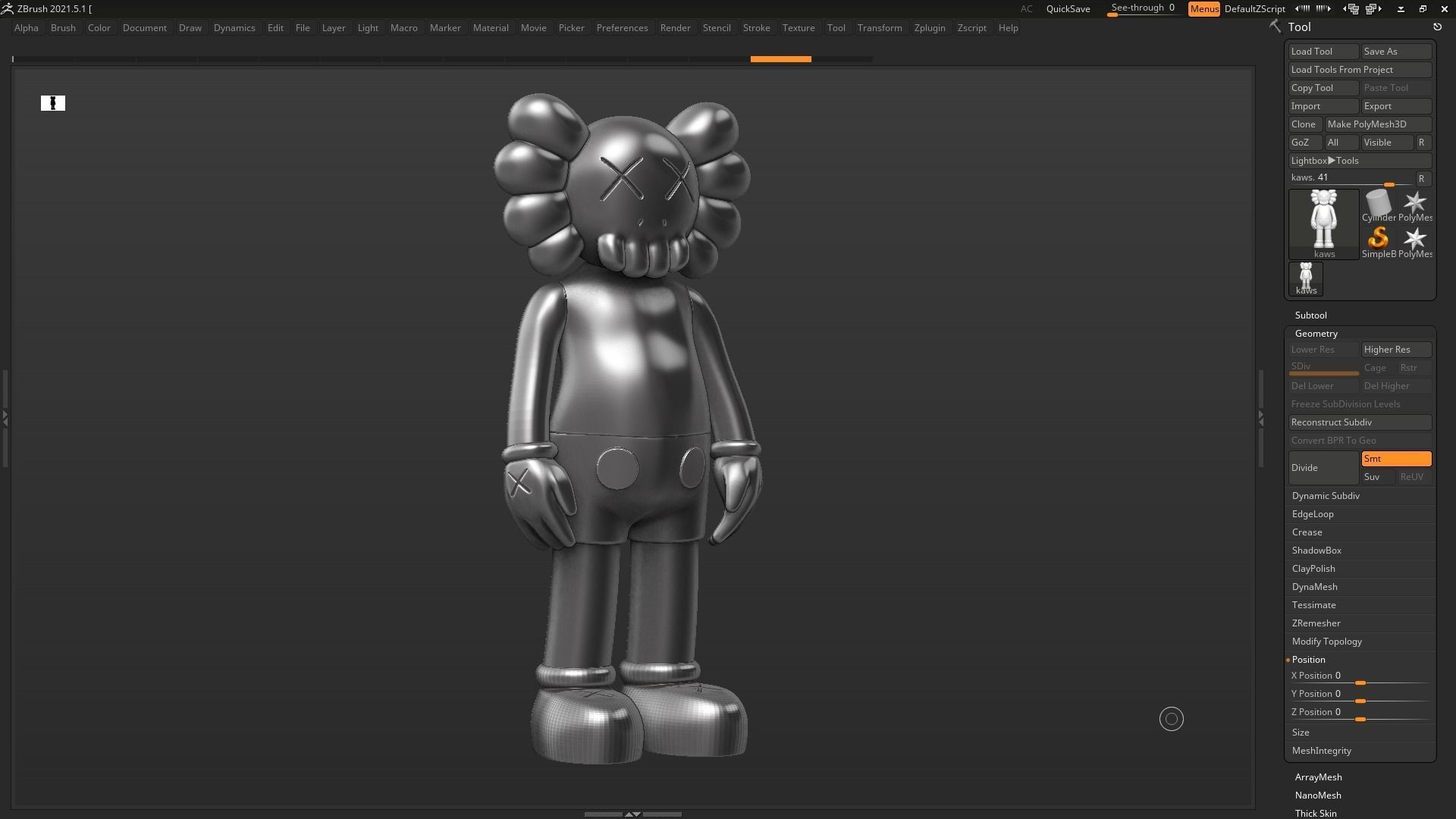 Kaws 3dprint model 3D print model_1