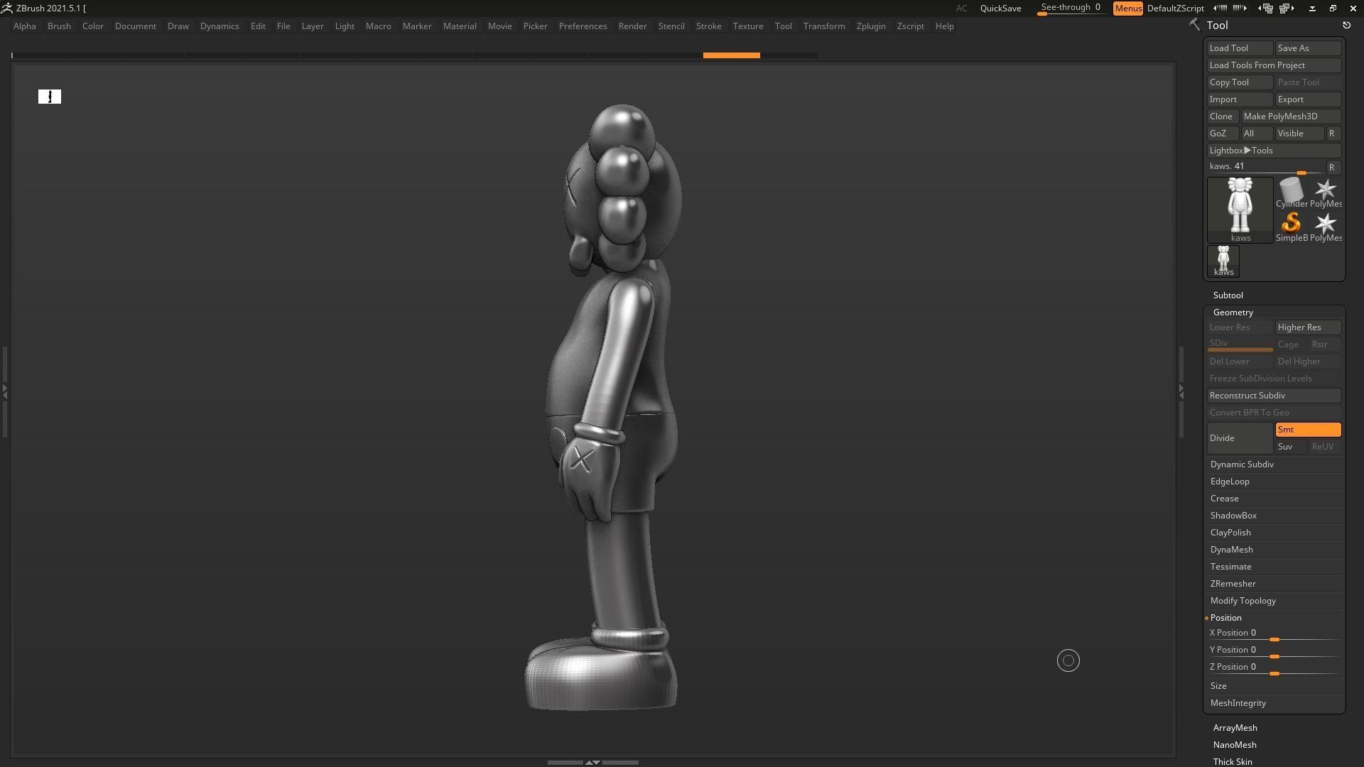 Kaws 3dprint model 3D print model_6