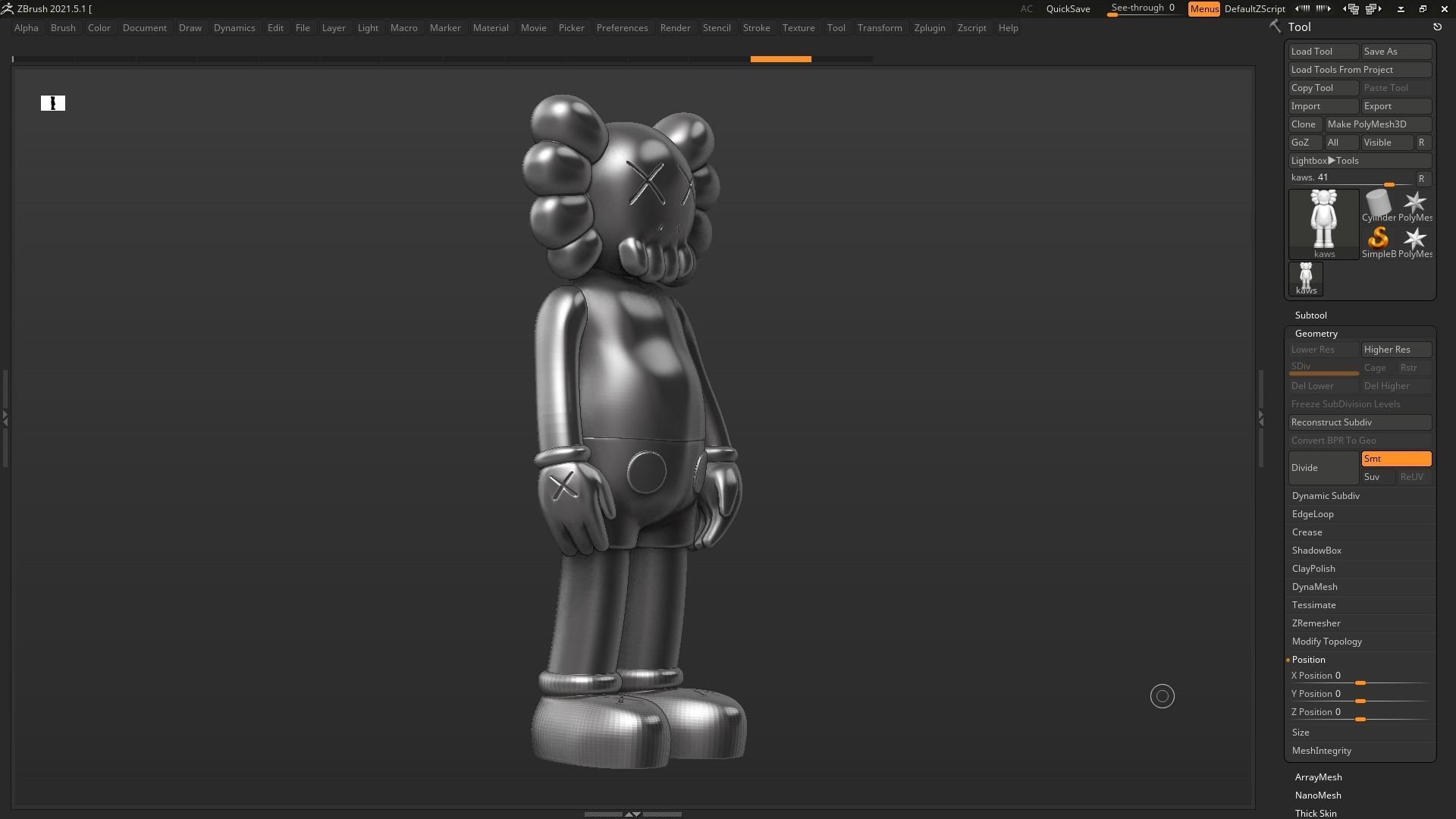 Kaws 3dprint model 3D print model_4