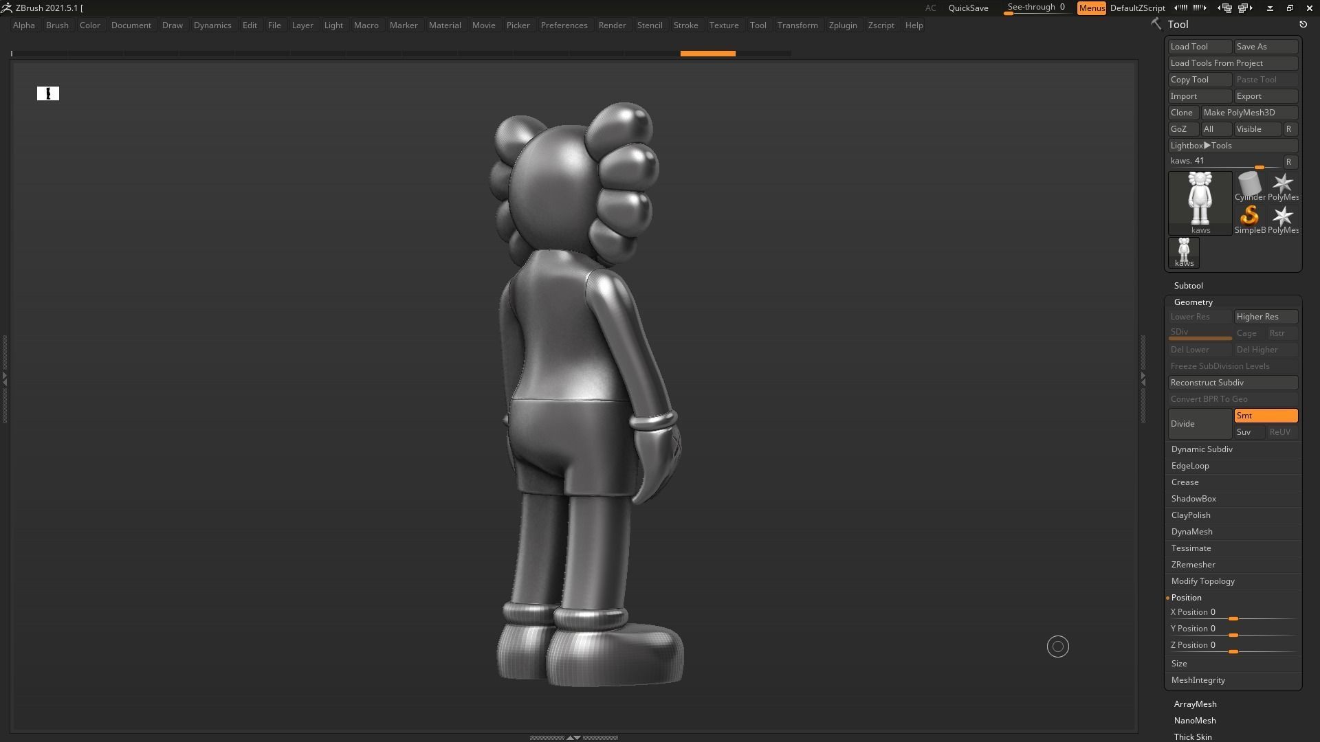 Kaws 3dprint model 3D print model_5
