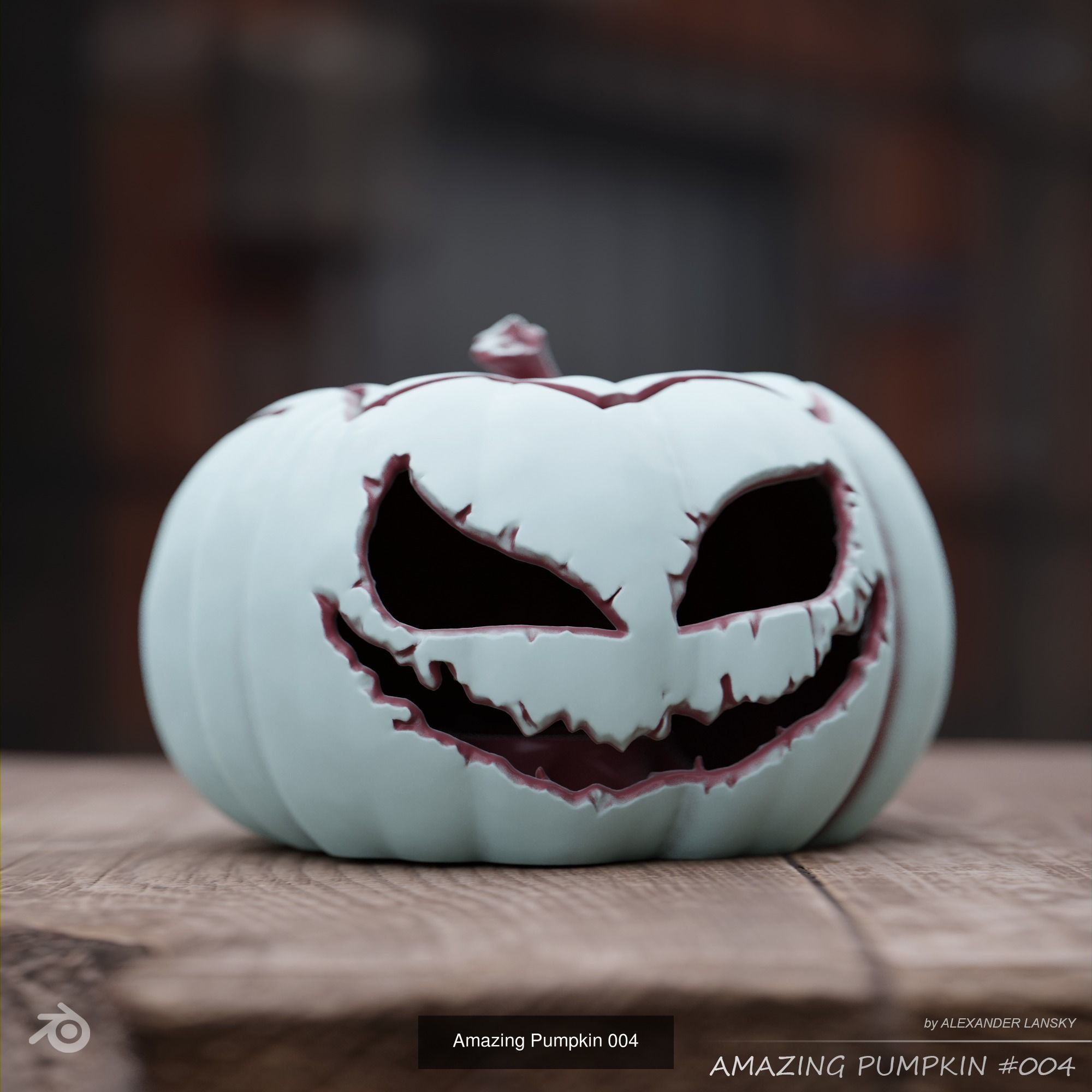 Amazing Pumpkins 3D Model Collection_4
