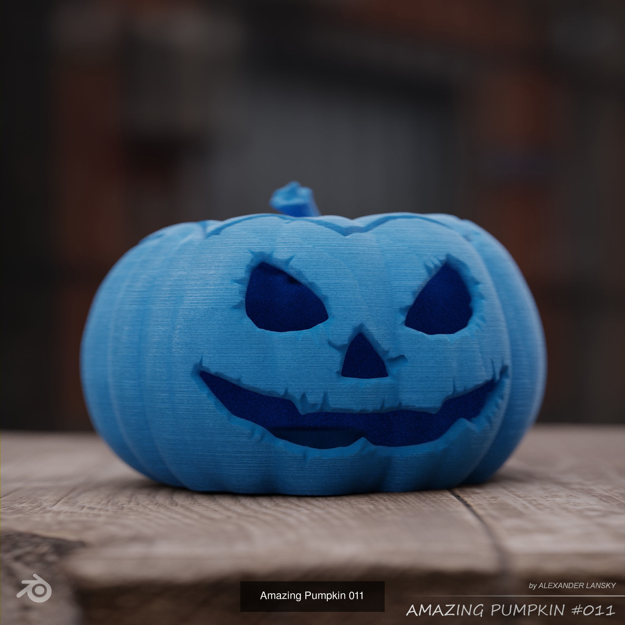 Amazing Pumpkins 3D Model Collection_11