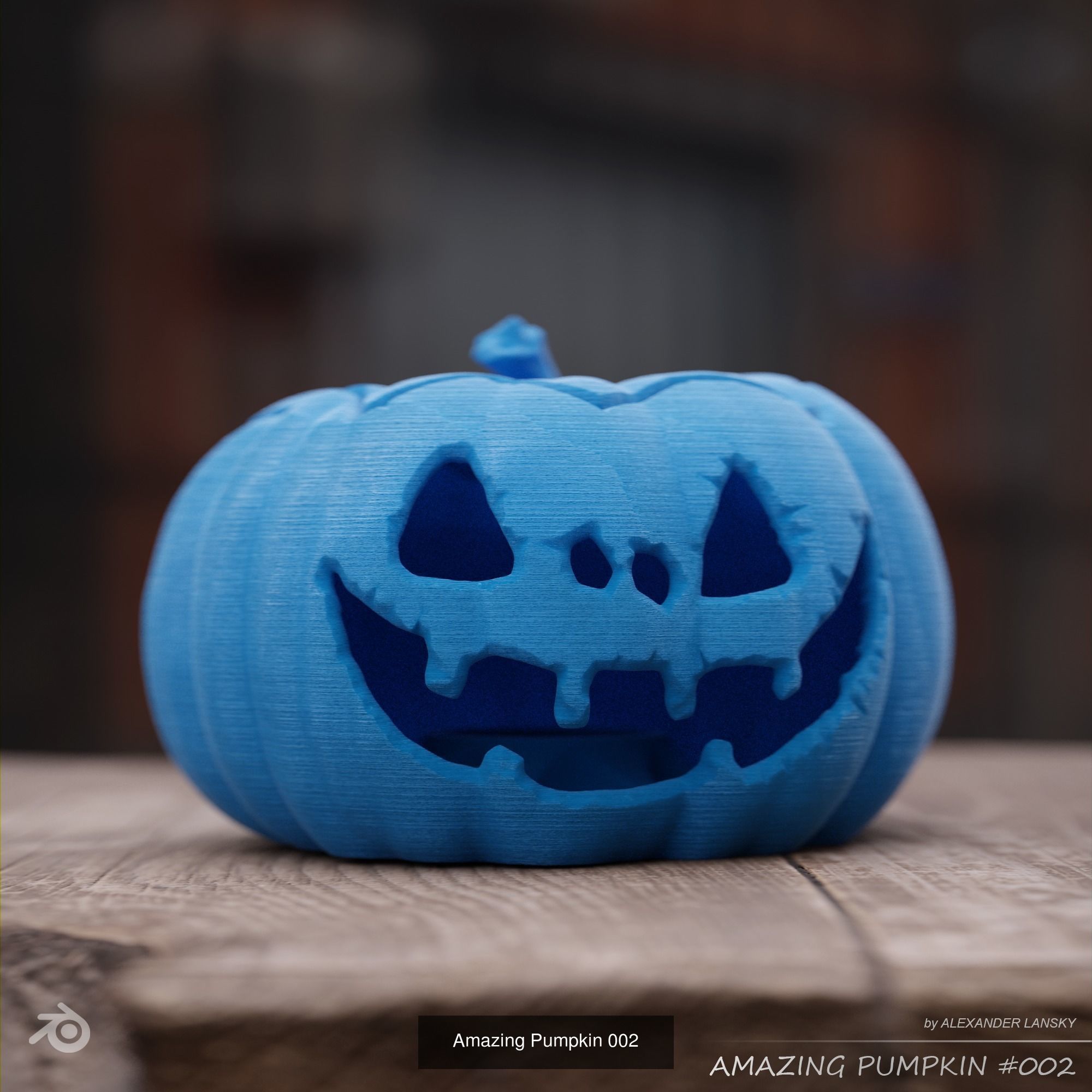 Amazing Pumpkins 3D Model Collection_2