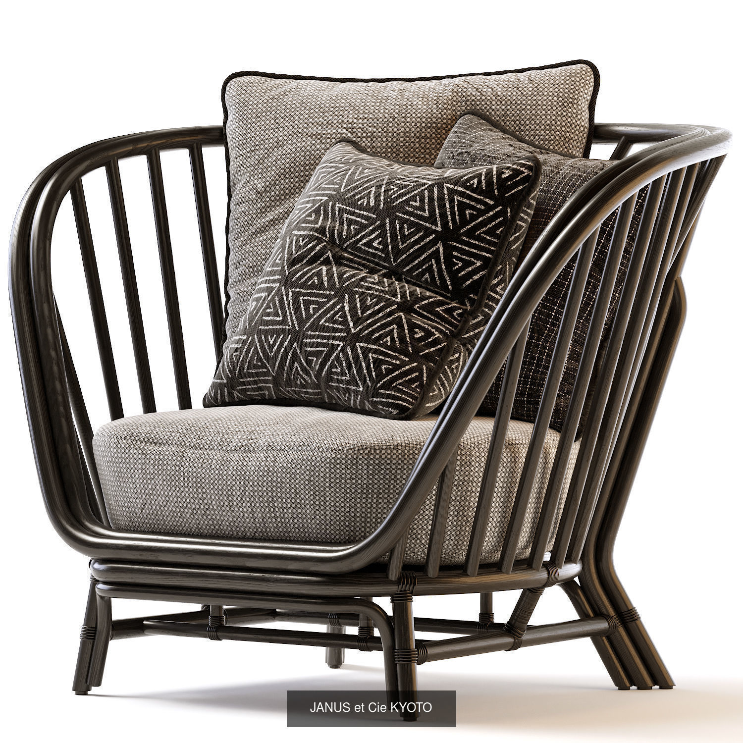 Armchair 10 models 3D Model Collection_3