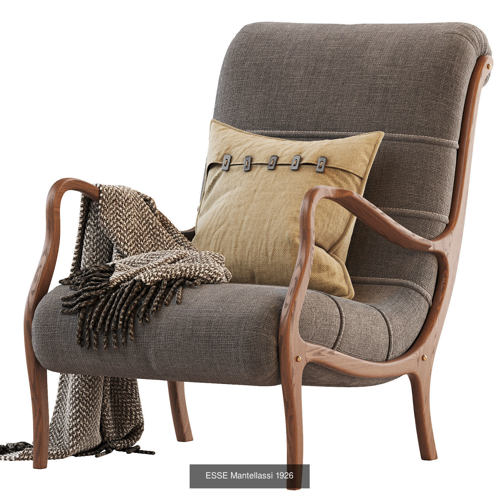 Armchair 10 models 3D Model Collection_8