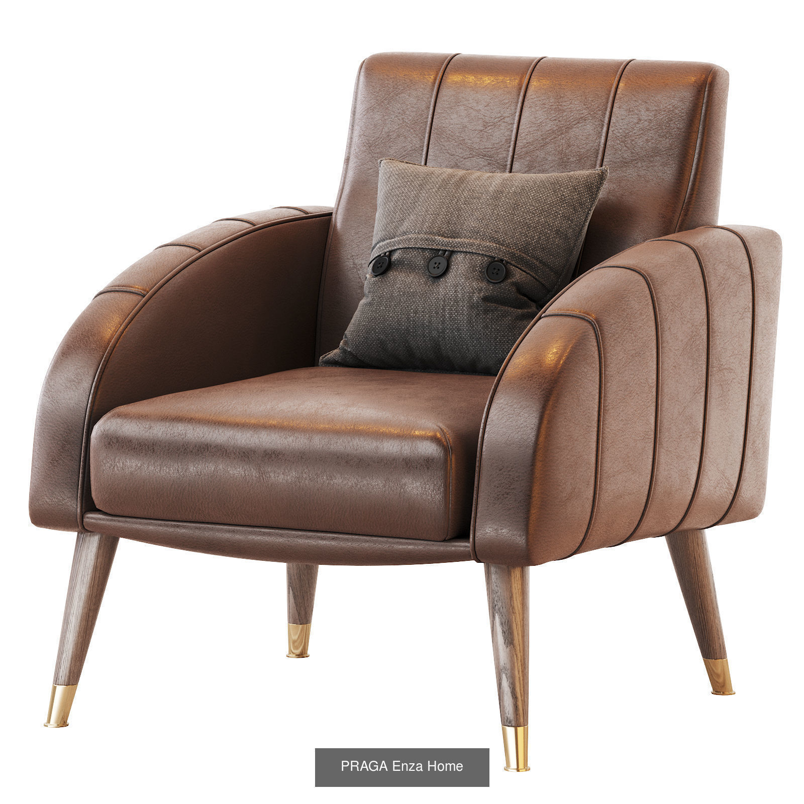 Armchair 10 models 3D Model Collection_9
