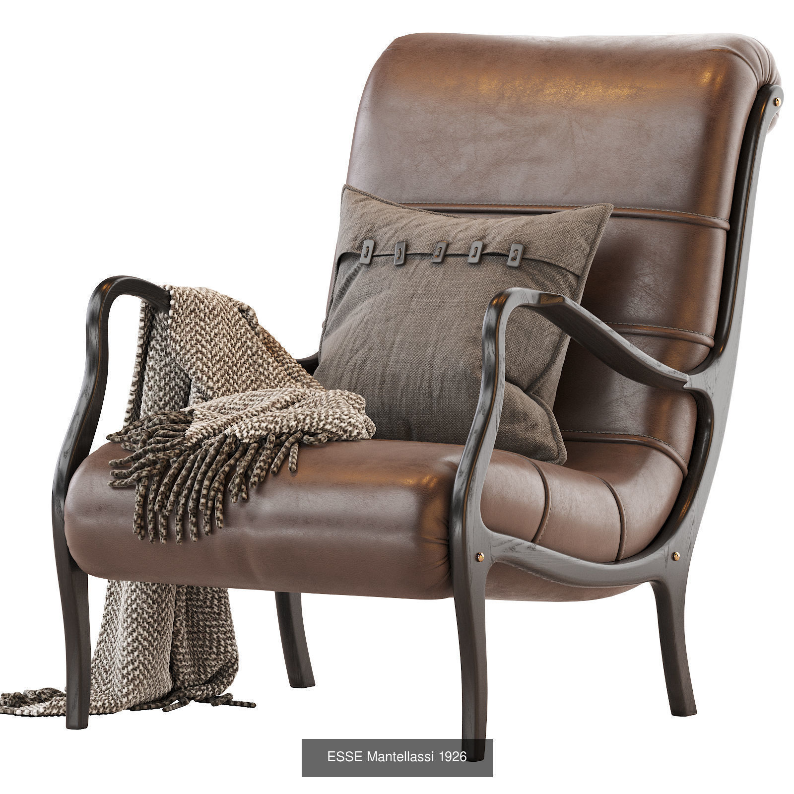 Armchair 10 models 3D Model Collection_6