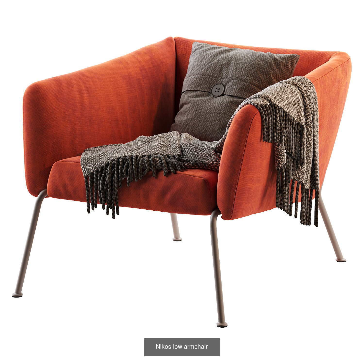 Armchair 10 models 3D Model Collection_1