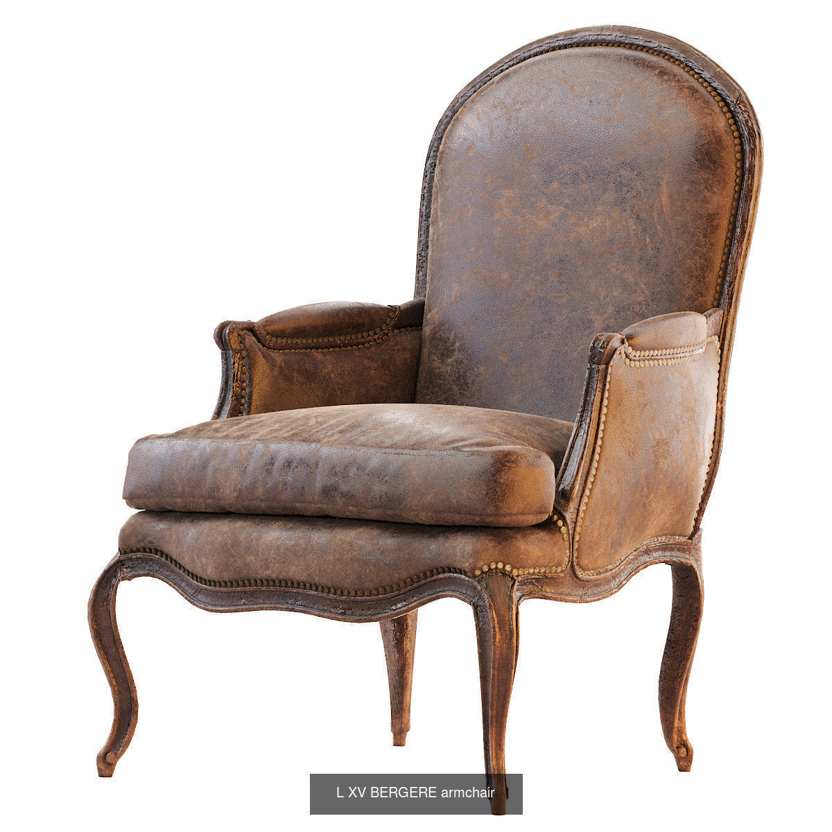 Armchair 10 models 3D Model Collection_10