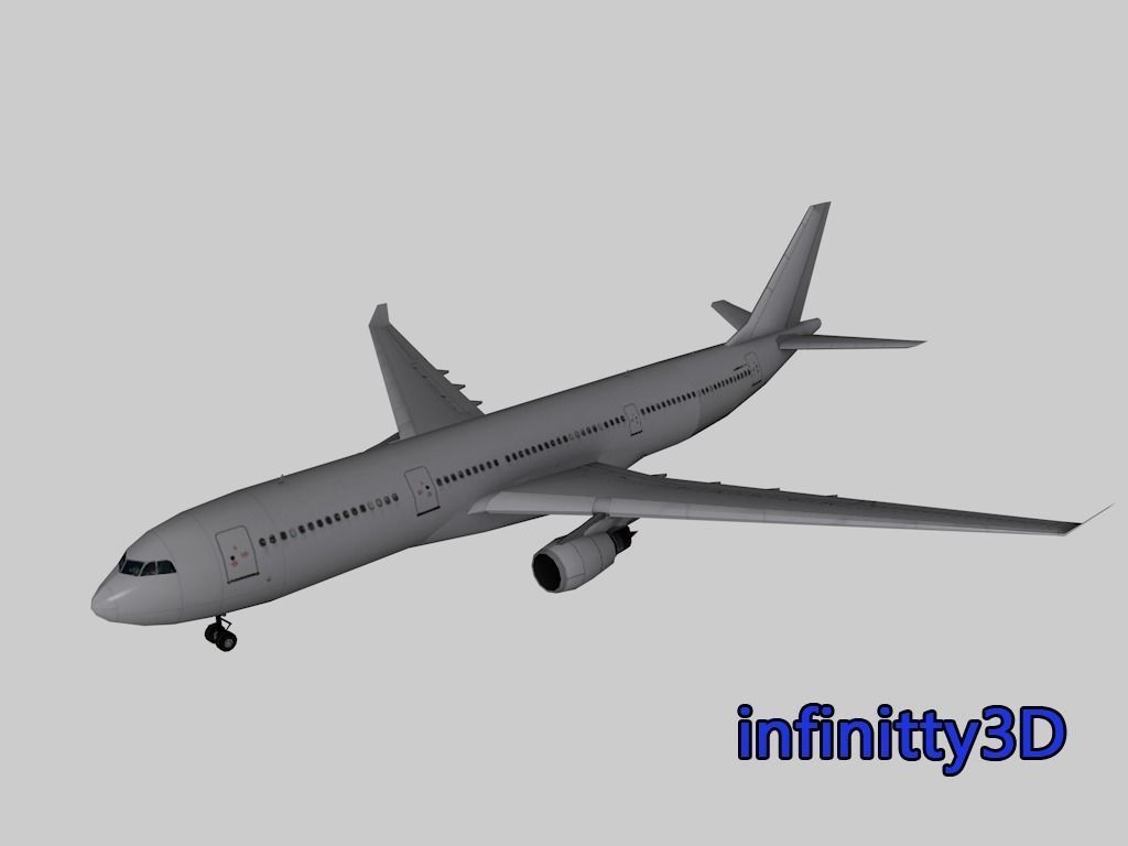 Pack Aircraft 3D  Low-poly 3D model_1