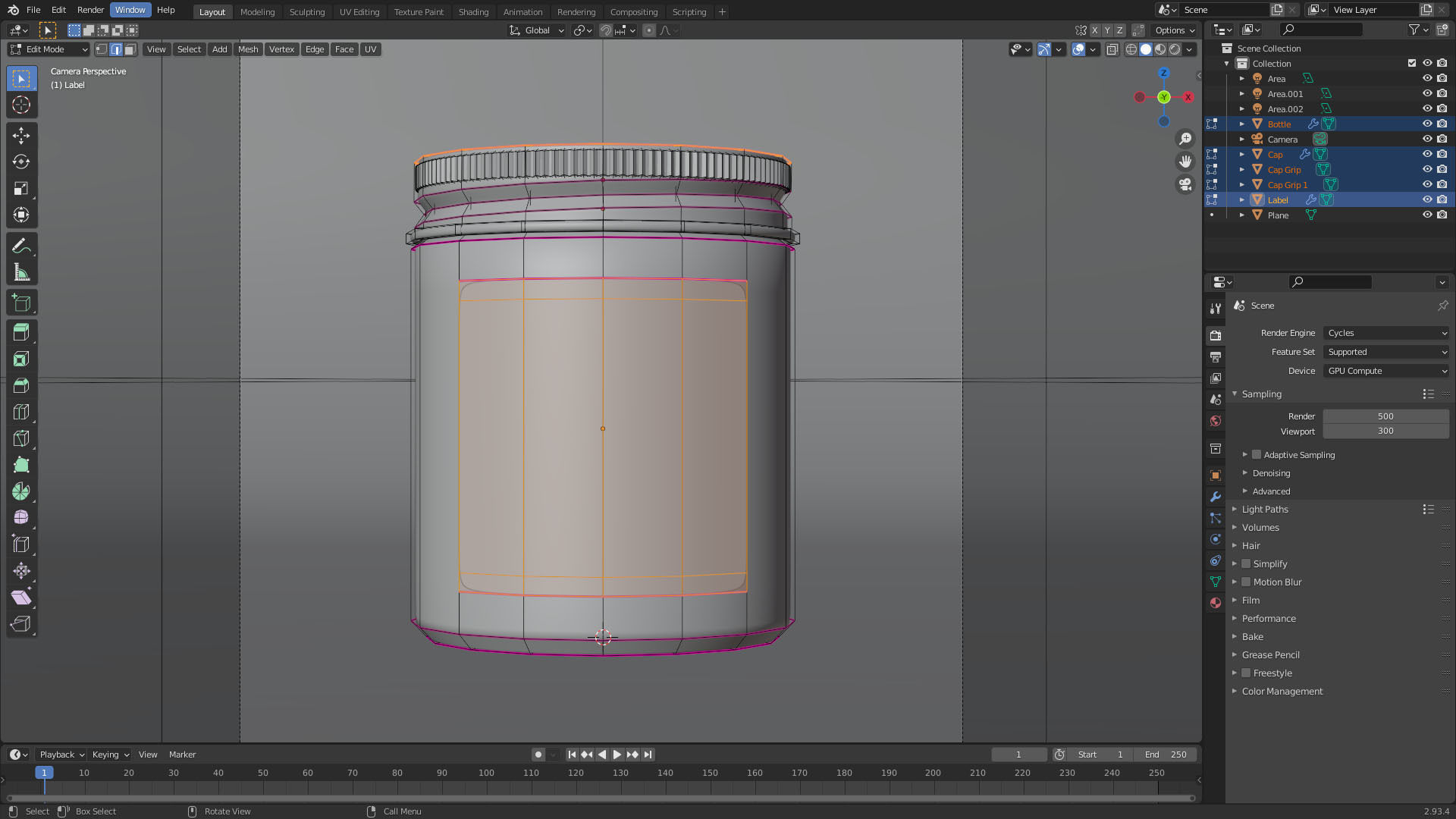 Honey Jar - Cosmetic Jar Free 3D model_8