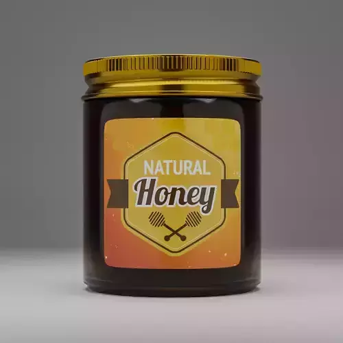 Honey Jar - Cosmetic Jar Free 3D model