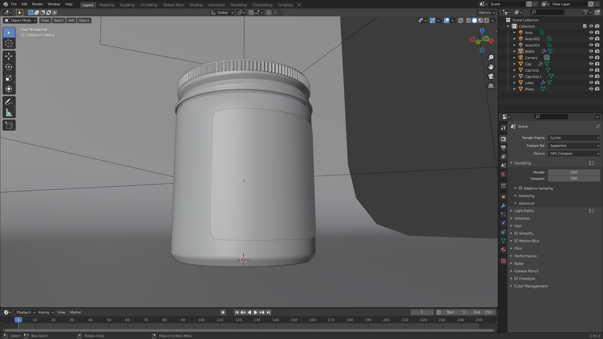 Honey Jar - Cosmetic Jar Free 3D model_9