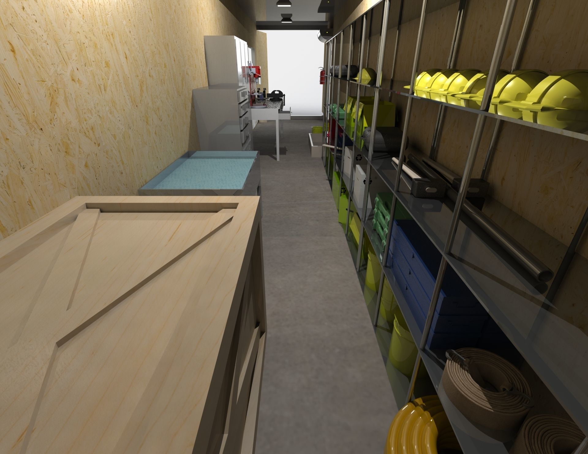 Dump truck service point 3D model CGTrader