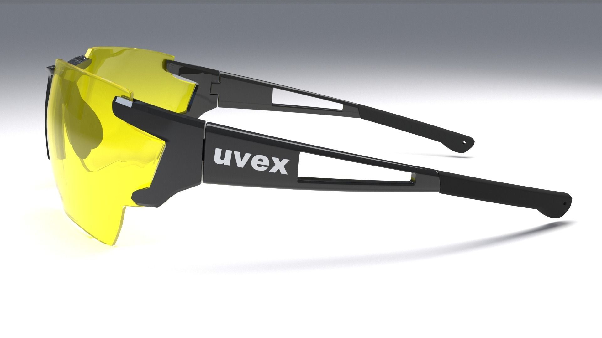 Uvex sportstyle 803 race CV V sunglasses Low-poly 3D model_2