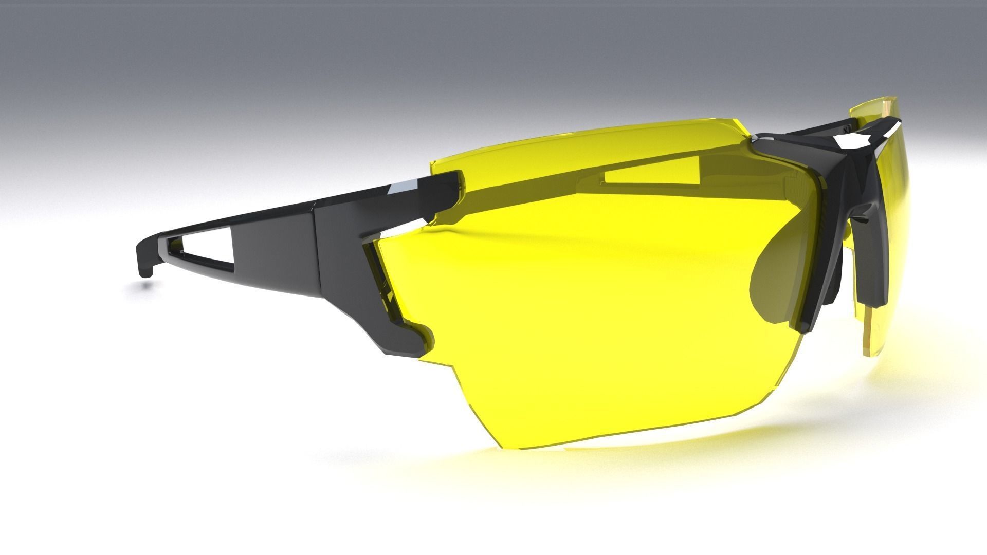 Uvex sportstyle 803 race CV V sunglasses Low-poly 3D model_6
