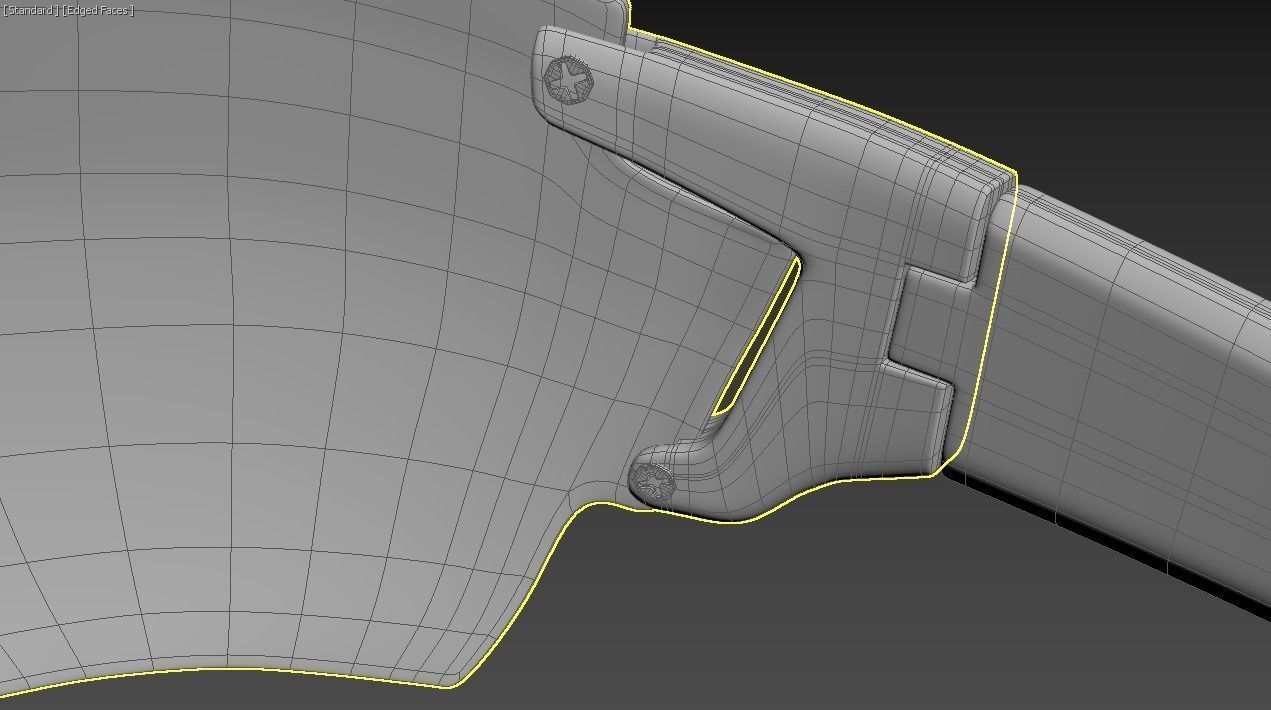 Uvex sportstyle 803 race CV V sunglasses Low-poly 3D model_11