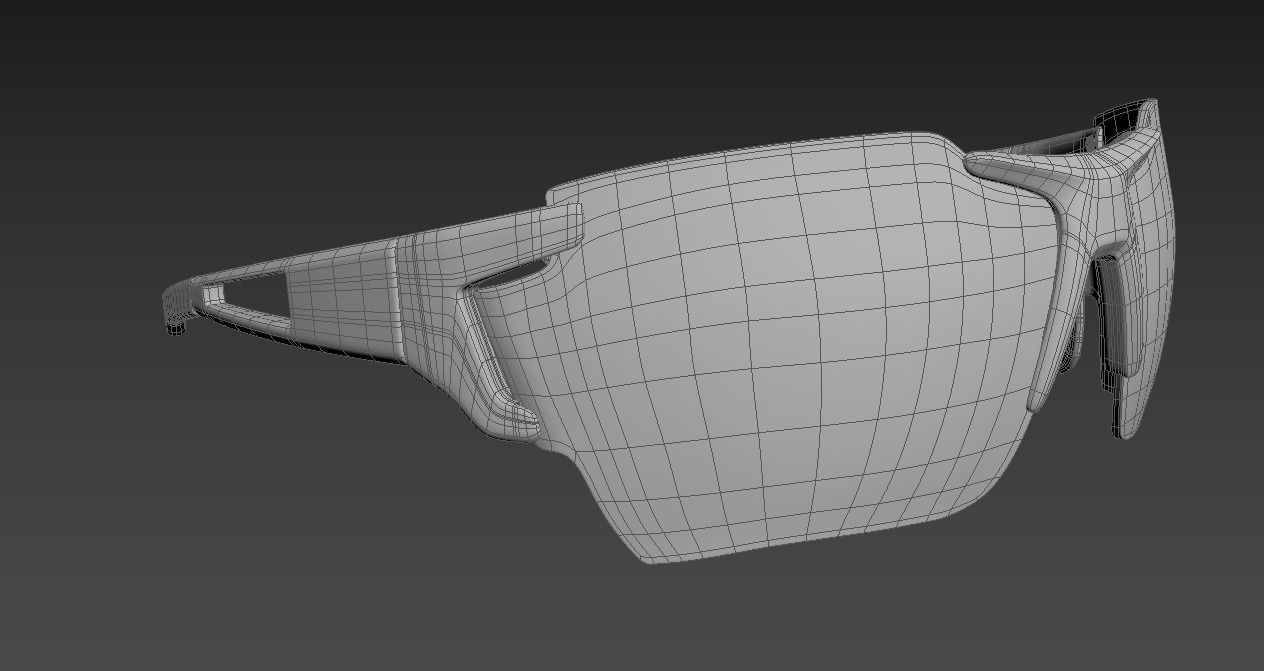 Uvex sportstyle 803 race CV V sunglasses Low-poly 3D model_7