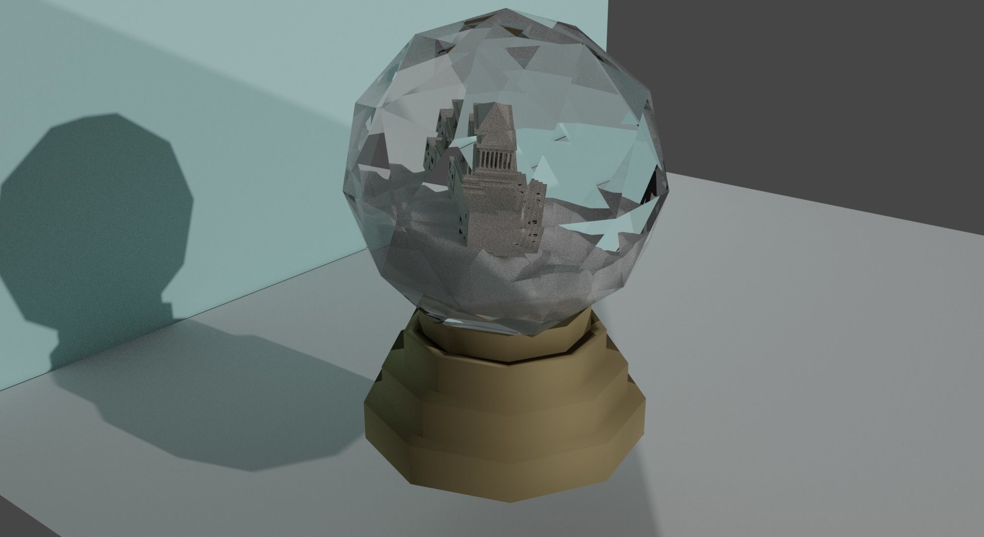 Glass bowl 3D model_5