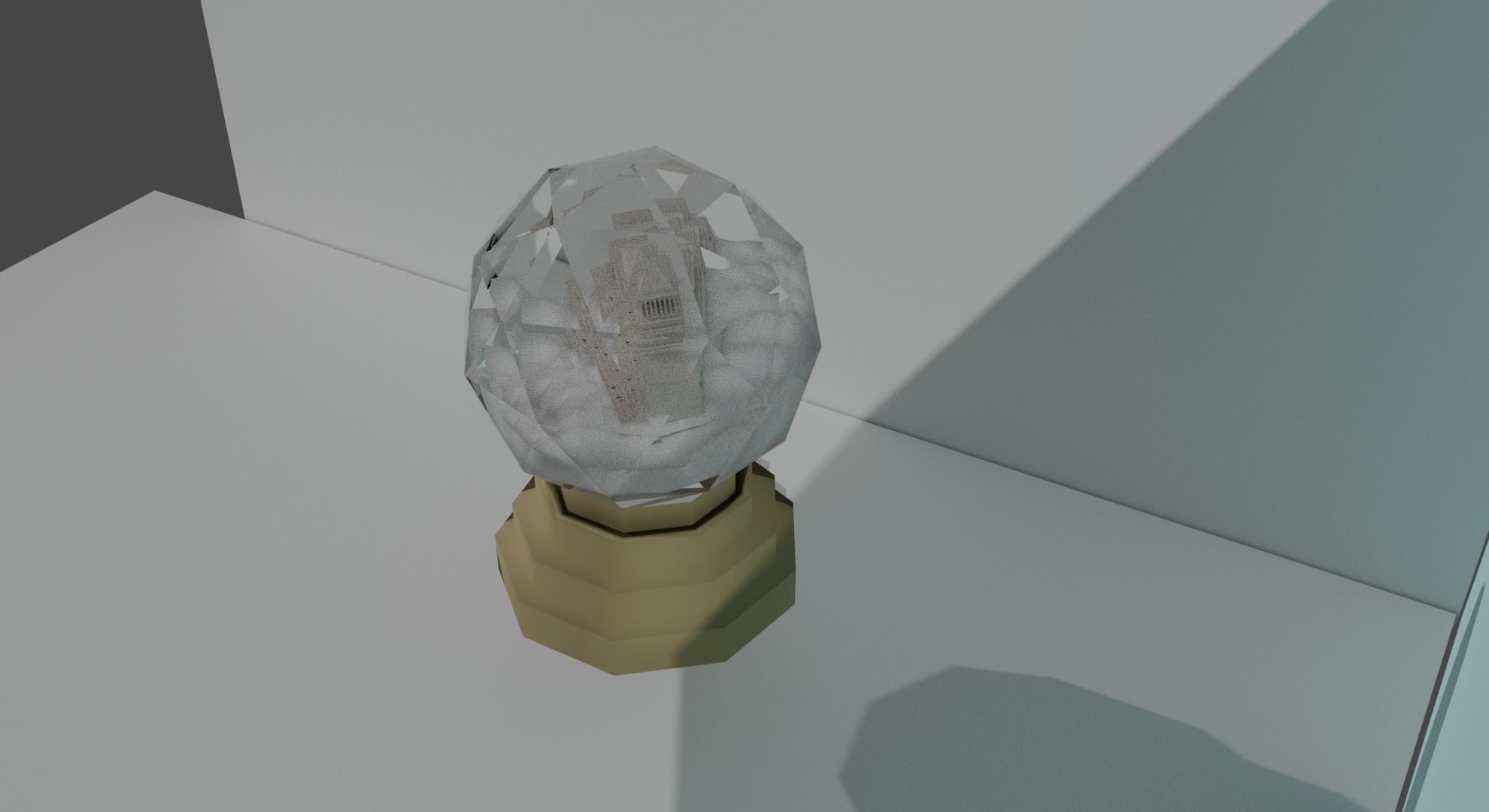 Glass bowl 3D model_2