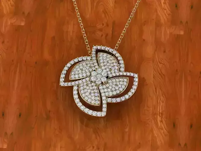 Diamond Jewelry Pendant 3D print model