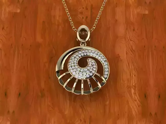 Diamond Jewelry Pendant 3D print model