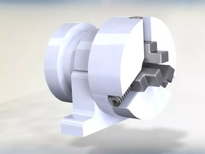 3 Jaw independent Chuck Free 3D model