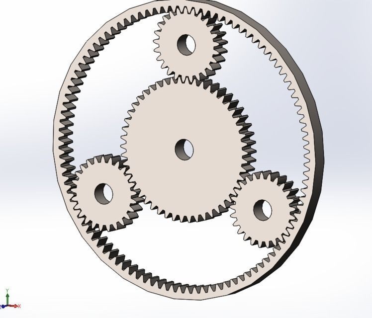 Planetry Gears Free 3D model