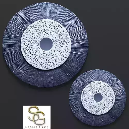 Sandstone Double Layer Wall Art - Set 3D