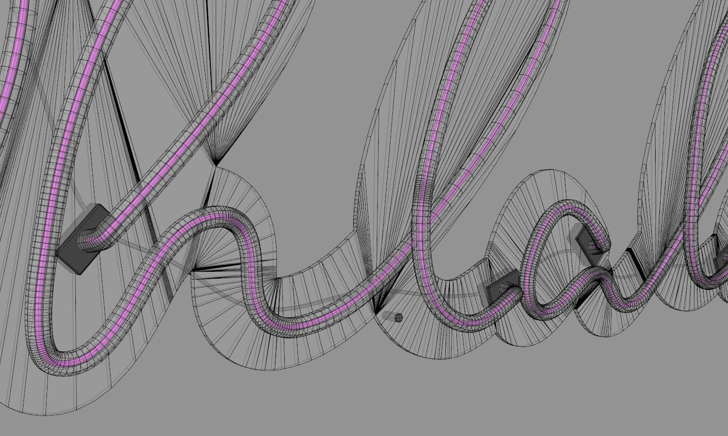 Ohlala - Neon Sign 3D model_8