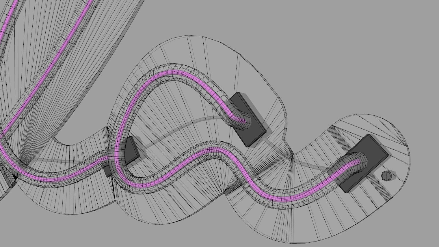 Ohlala - Neon Sign 3D model_9