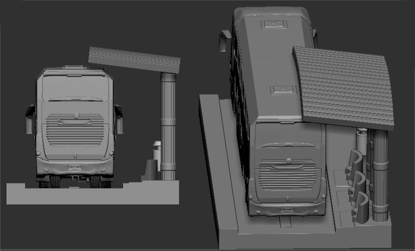 Bus G7 New 3D print model_6