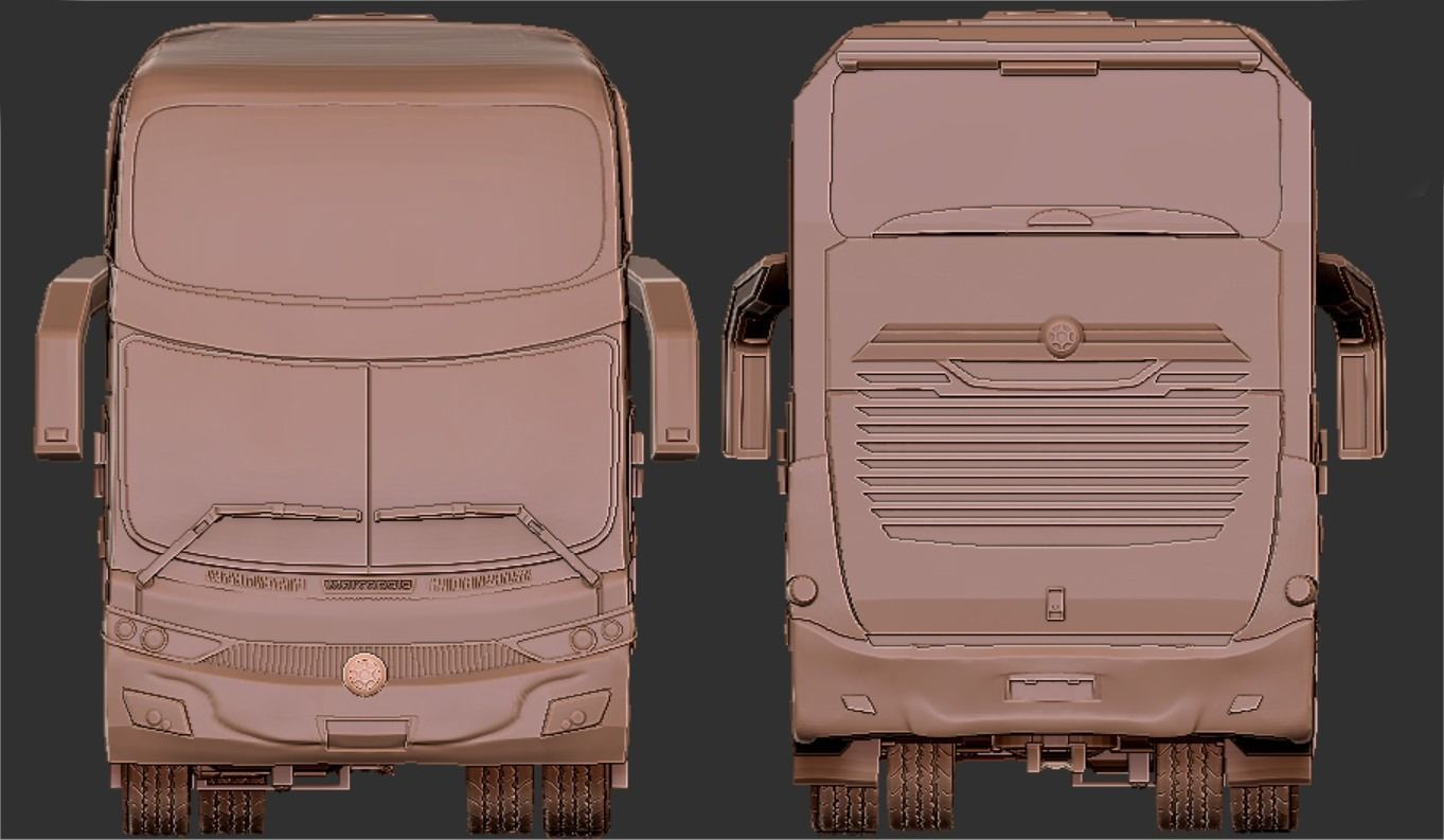 Bus G7 New 3D print model_8