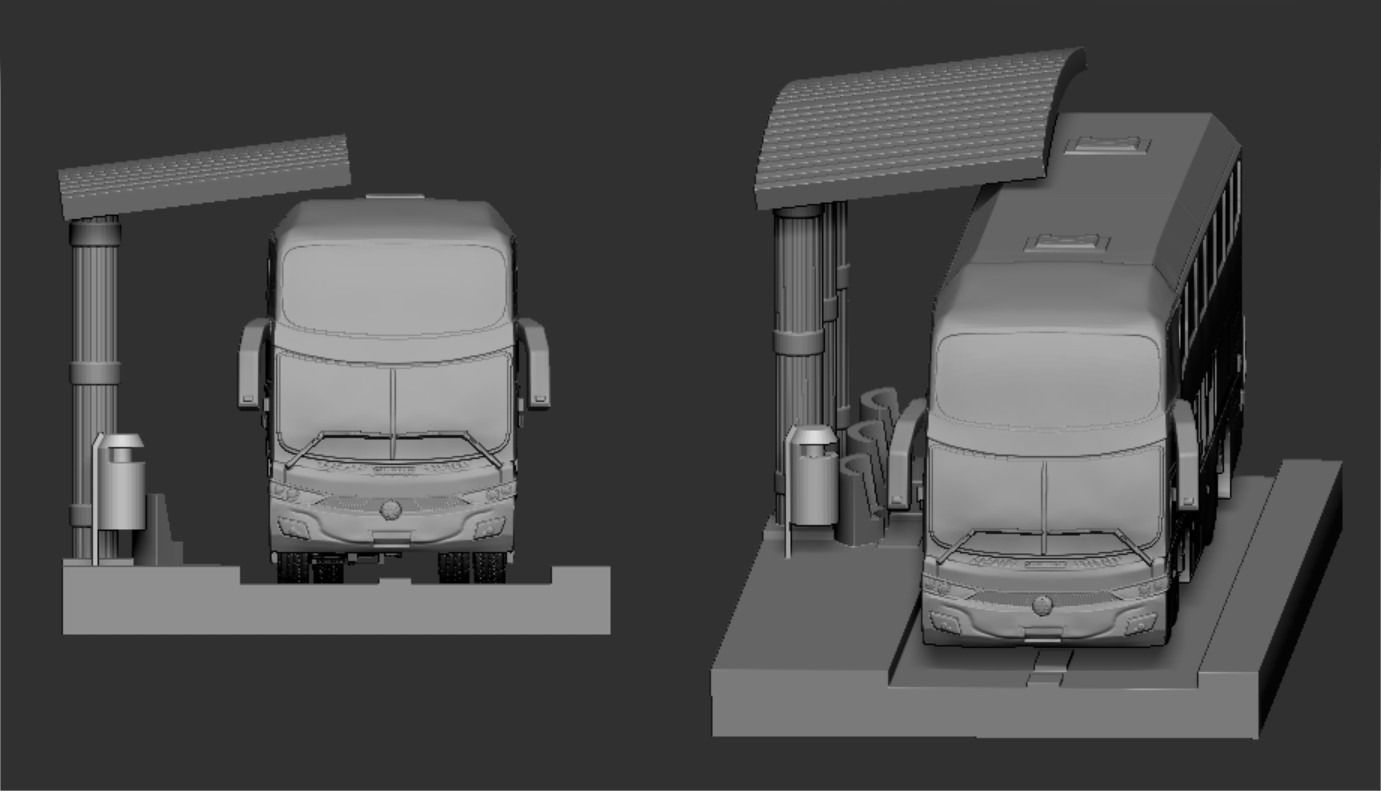 Bus G7 New 3D print model_2