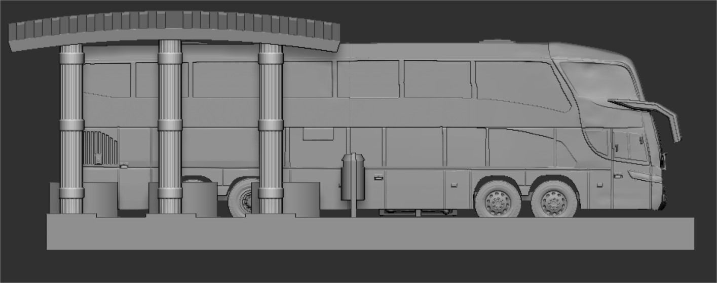 Bus G7 New 3D print model_1