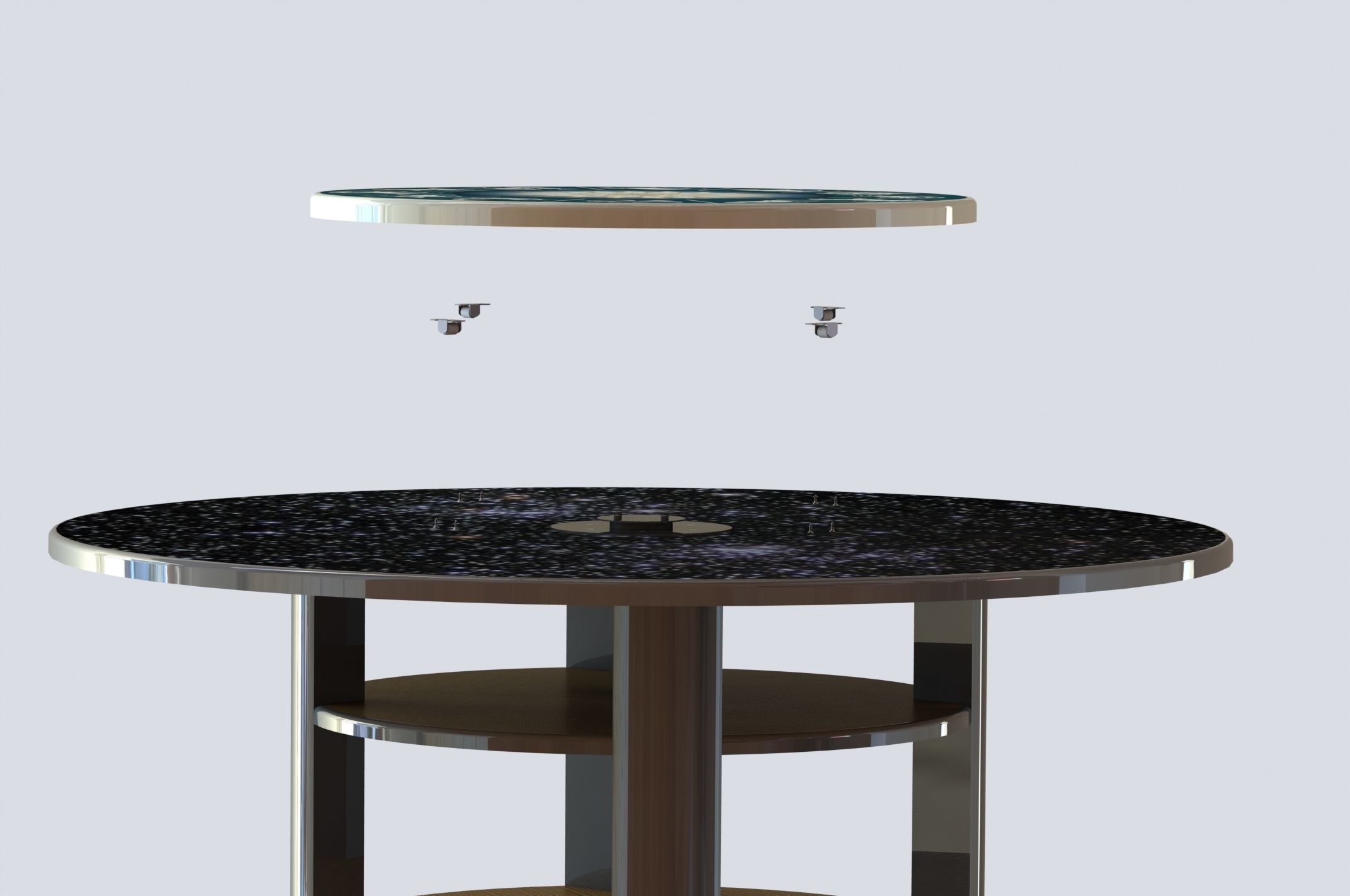 Table zodiac 3D model_4