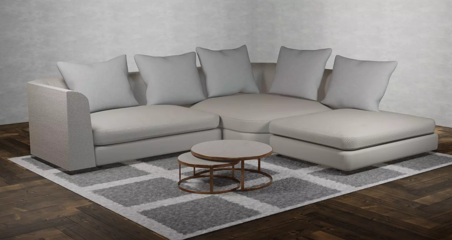 Living Room 3D model_0