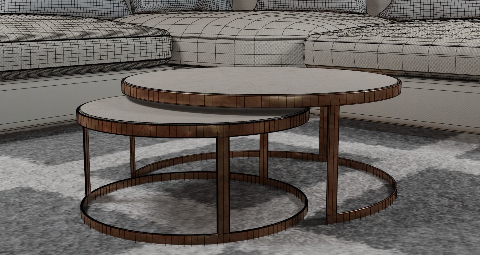 Living Room 3D model_4