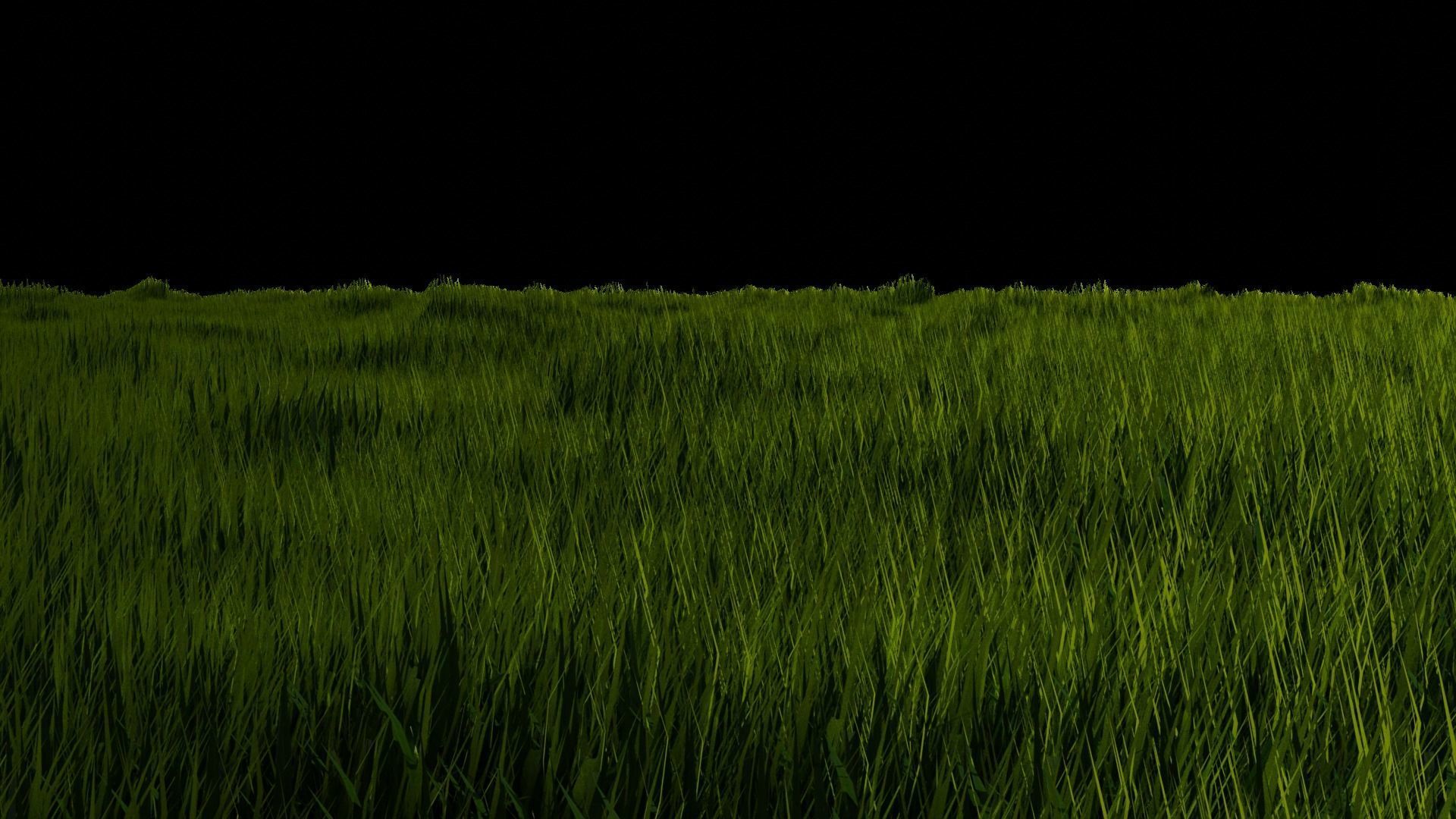 Blender High Poly Realistic Grass Design 3D model_16