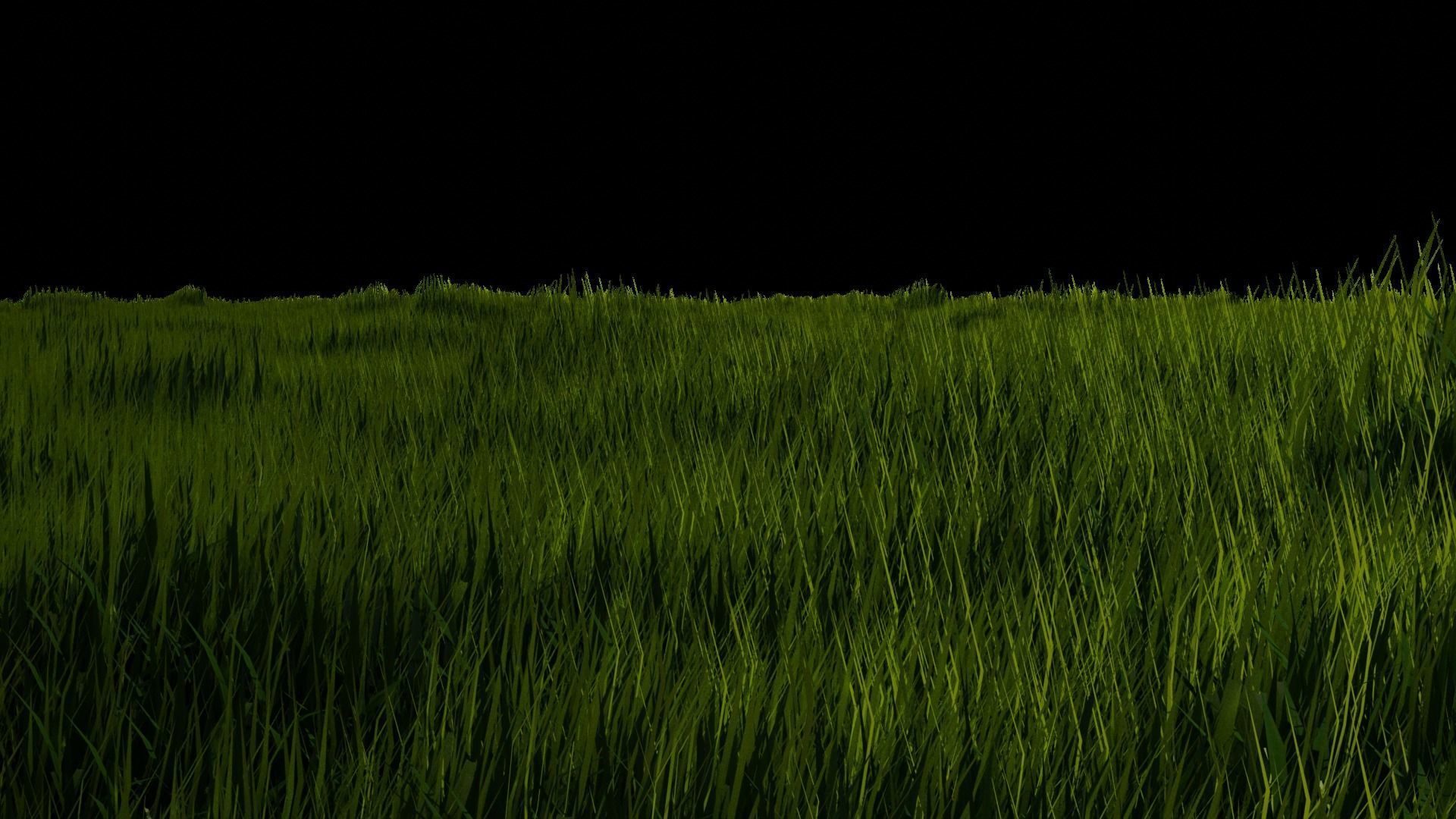 Blender High Poly Realistic Grass Design 3D model_14