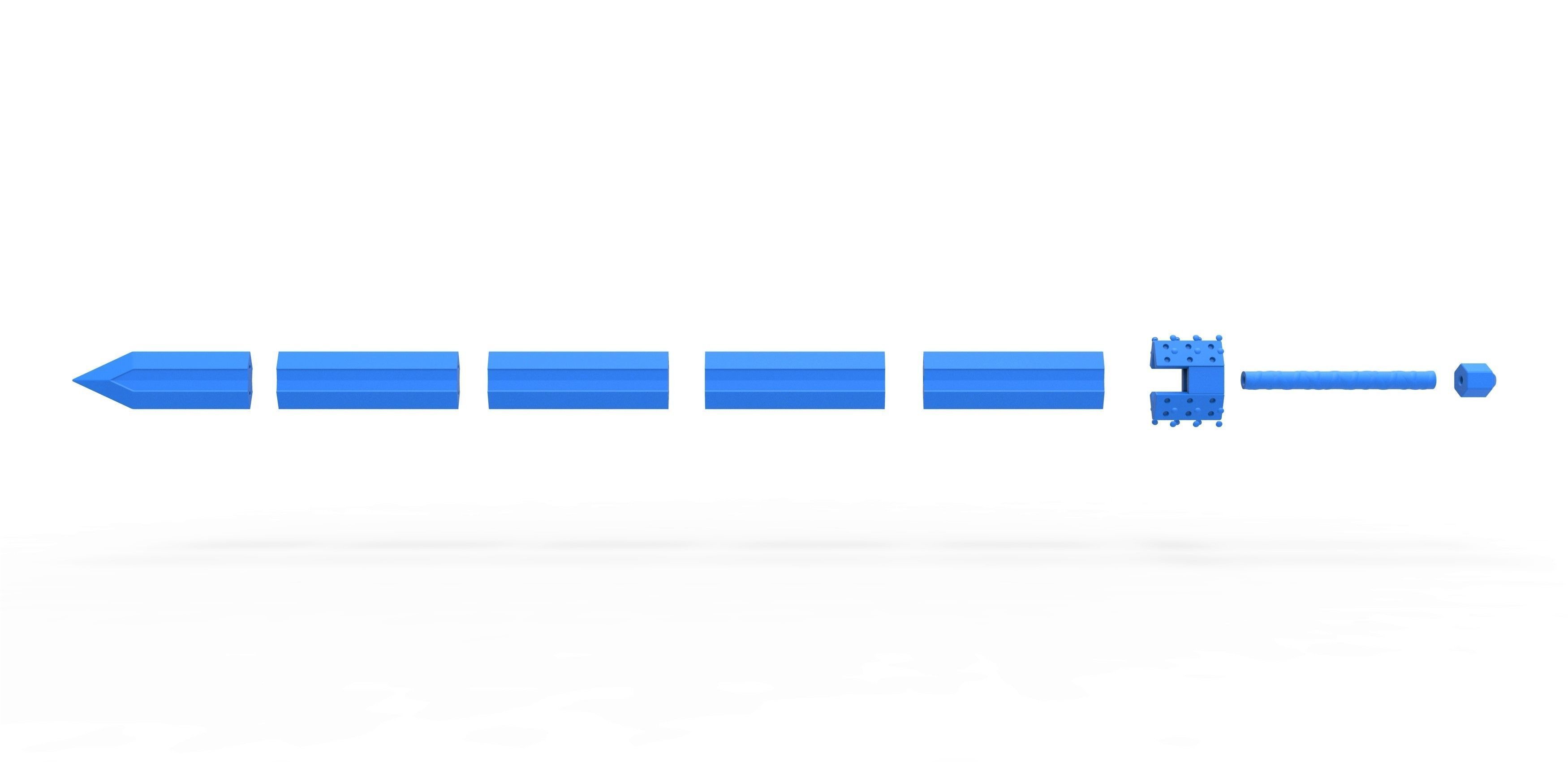 Golden age sword from the manga Berserk 3D print model_22