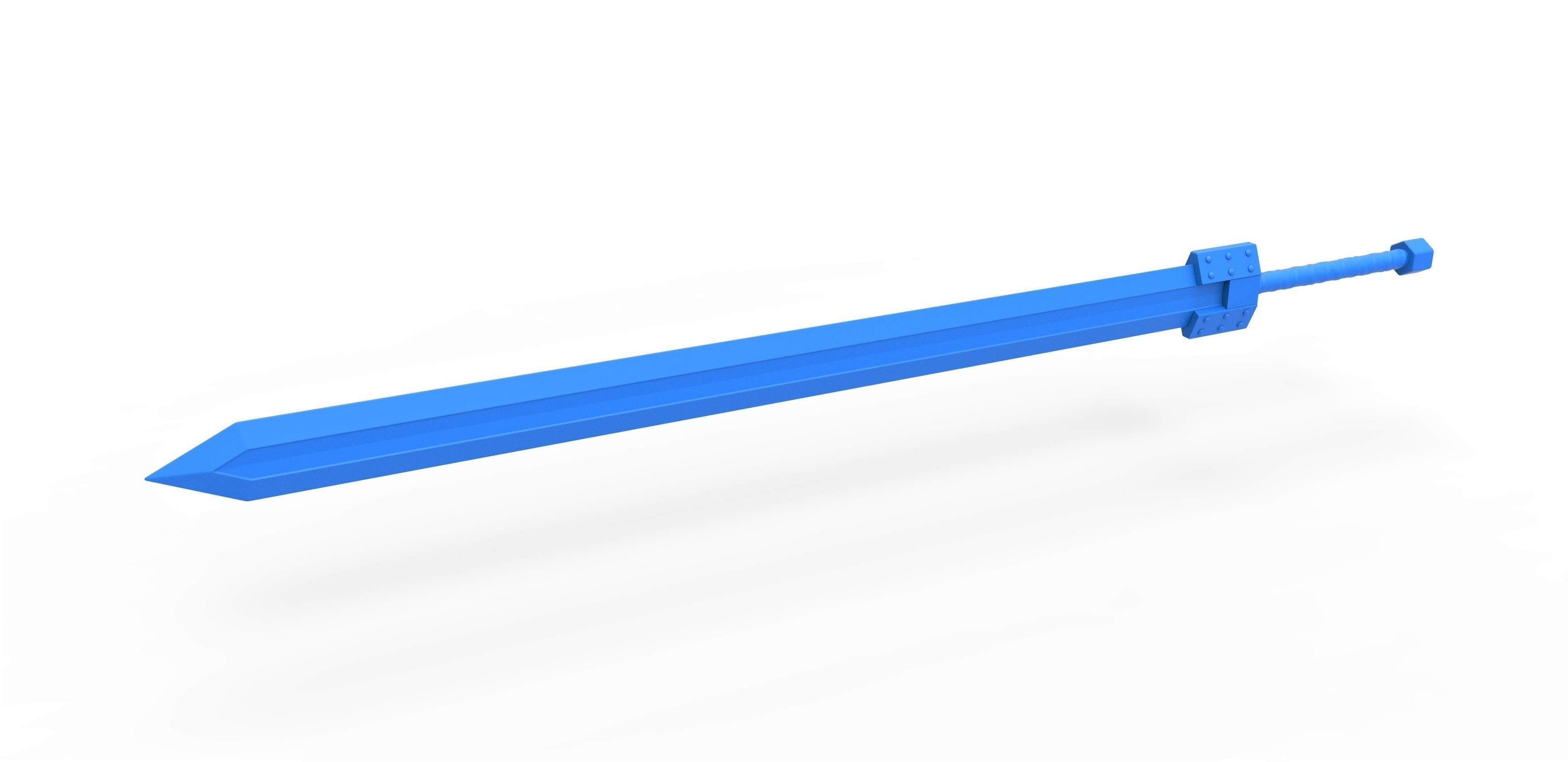Golden age sword from the manga Berserk 3D print model_10
