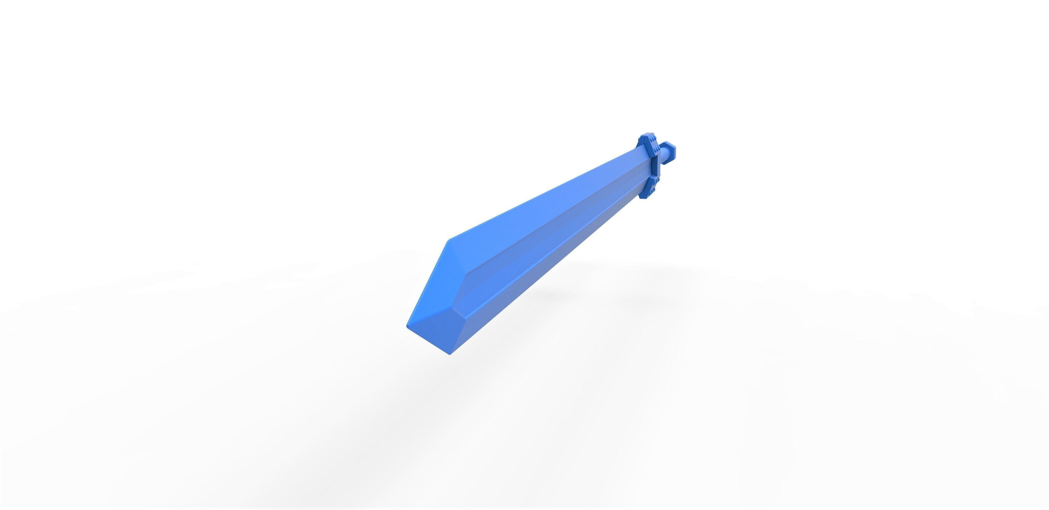 Golden age sword from the manga Berserk 3D print model_12