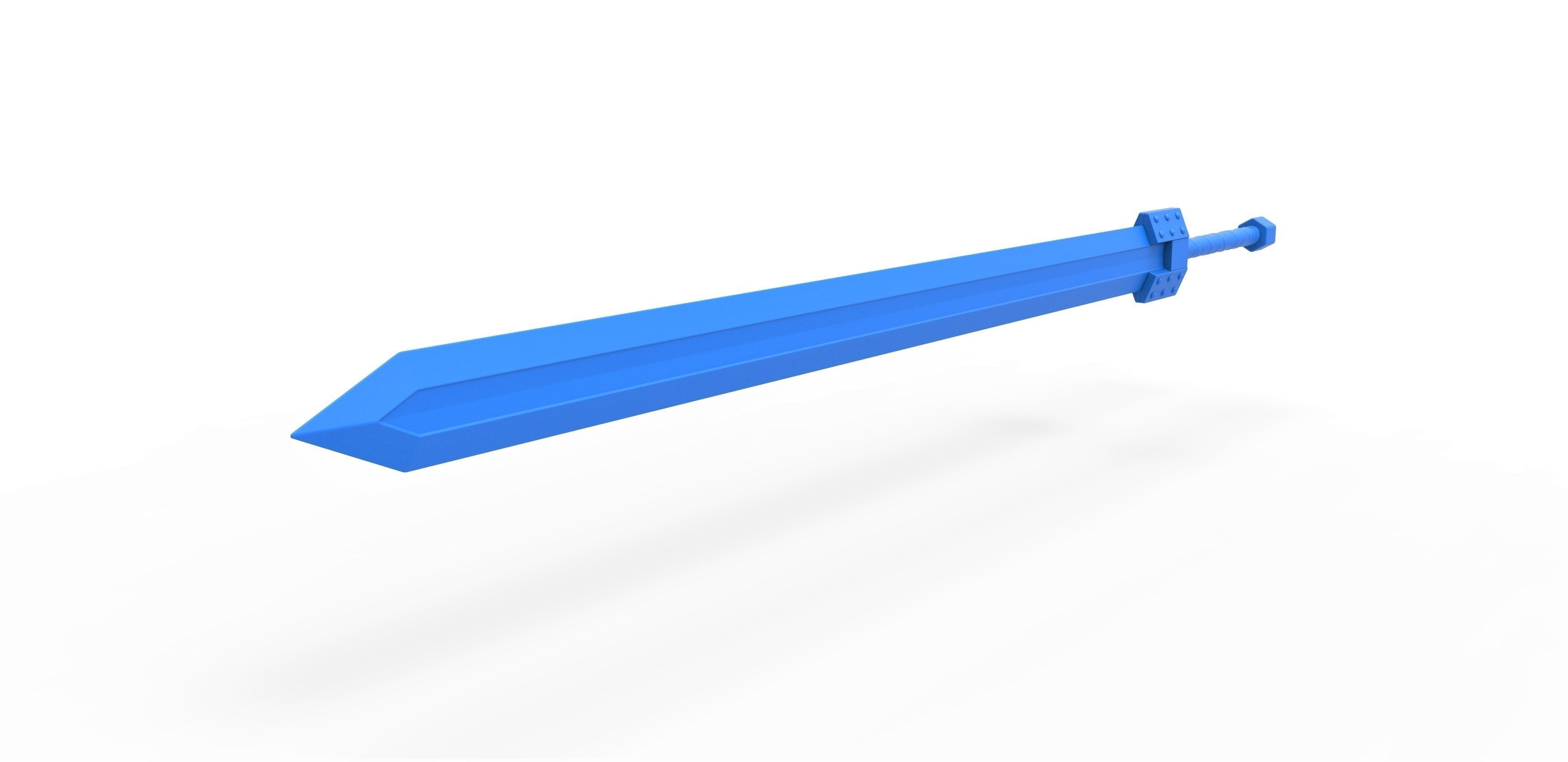 Golden age sword from the manga Berserk 3D print model_11