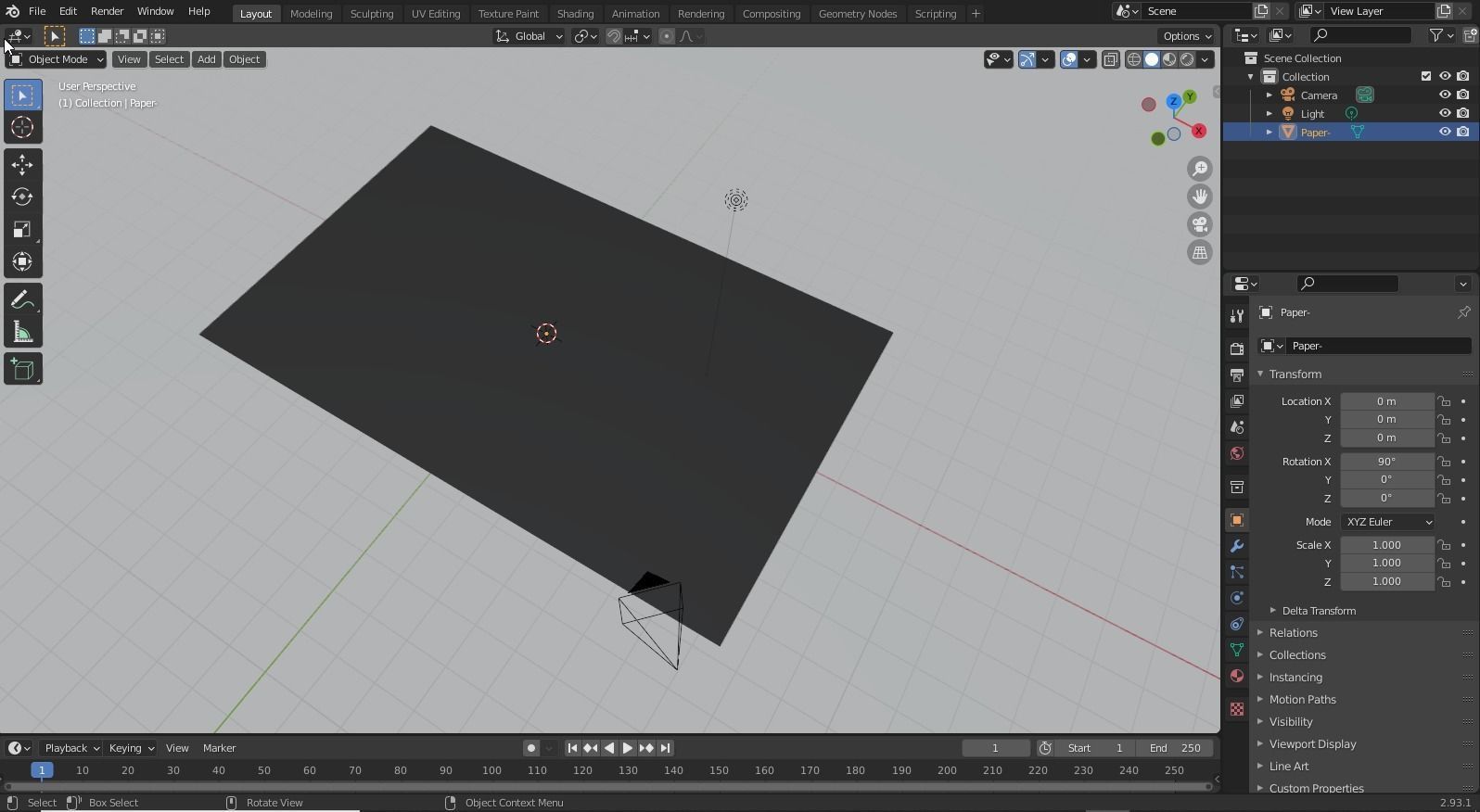 ANIMATED PAPER Low-poly 3D model_13